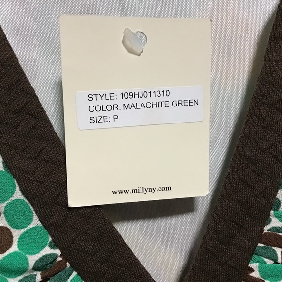 NWT Milly of New York Dress 100% Silk - Picture 8 of 8